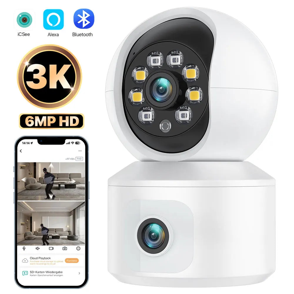 Caméra de Surveillance 4K Ultra HD Wi-Fi