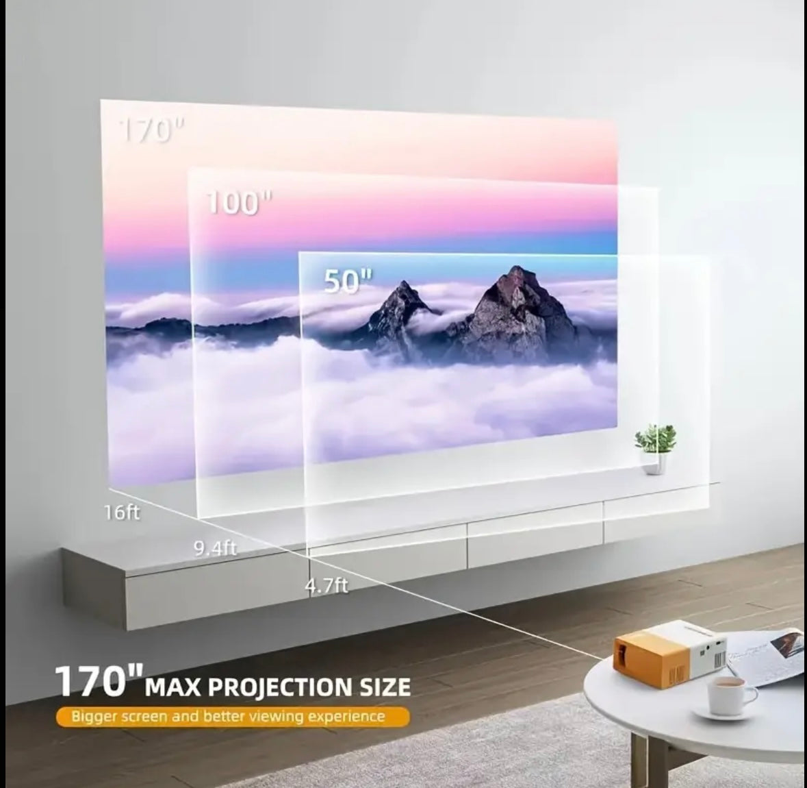 Mini Projecteur Portable HD